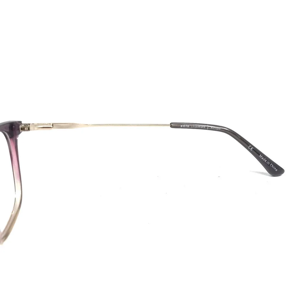Adin Thomas Eyeglasses Frame AT-484 C3 Gray Pink Gold Cat Eye Full Rim 52-16-140